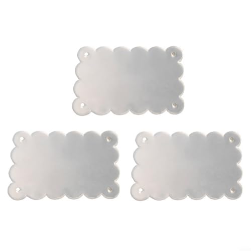 Snowchecking Magnetisches Acryl-Bilderrahmen-Set, transparenter Bilderständer für Kühlschrank, Metall, für Oberflächen, verschiedene Größen (9 x 13 cm), 3 Stück von snowchecking