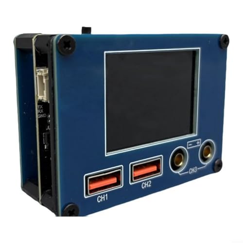 Snowchecking Multifunktionaler Stromanalysator, 0,1 mA Genauigkeit für Android-Motherboard-Fehlerdiagnose mit 0–36 V Spannungsmessung und Host-Computerkurvenabtastung (Analyzer + 1–6 Kabel) von snowchecking