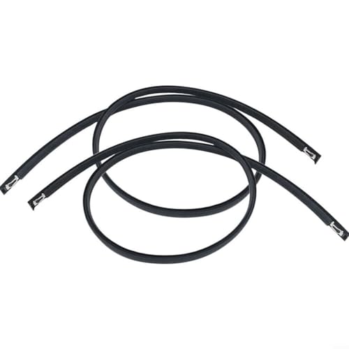 Snowchecking Passend für Dachreling-Formleiste Ersatz 2005–2008 OEM 74316SAA003 74306SAA003 Seitenleisten-Set, schwarz von snowchecking