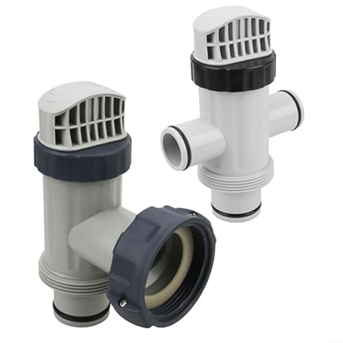 Snowchecking Pool-Ventil Dual Split Schlauchsteuerung System für Intex Foir oberirdische Schwimmbad-Filterpumpe 1500–4000 GPH von snowchecking