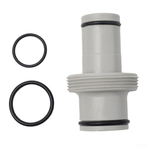 Snowchecking Poolschlauchverbinder für Intex Split Schlauch Kolben Ventil Pool Teil 3,8 cm bis 3,2 cm 2-Wege-Poolschlauchverbinder Gerader Anschluss von snowchecking