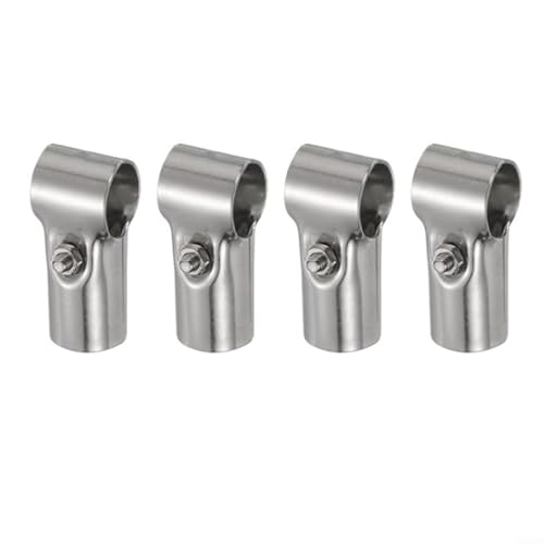 Snowchecking Rundrohrverbinder, T-förmiges Rohrklemmen-Verbindungs-Set aus Edelstahl, geeignet für 25 mm Rohre von snowchecking
