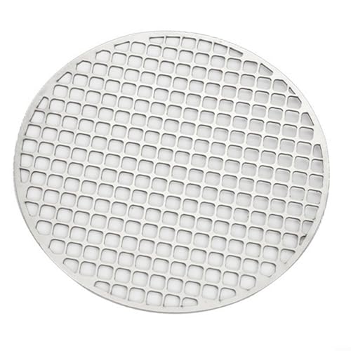 Snowchecking Rundes Grillnetz aus Edelstahl, 28 cm, für Camping, Outdoor, Picknick, Garten, Kochen, leicht zu reinigen (28 cm) von snowchecking