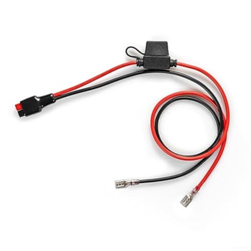 Snowchecking Schnelltrennkabel SAE auf O-Ring, 60 cm, mit 10 A Sicherung, 16 AWG Kupferdraht für Motorrad, ATV und Rasenmäher-Batterien Snowchecking Schnelltrennkabel SAE auf O-Ring, 60 cm, mit 10 A Sicherung, 16 AWG Kupferdraht für Motorrad, ATV und Rasenmäher-Batterien von snowchecking