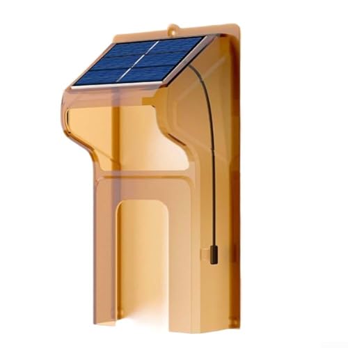 Snowchecking Solarbetriebene drahtlose Video-Türklingel mit wasserdichter Abdeckung für Nachtsicht, Zwei-Wege-Gegensprechanlage, Braun (Türklingelabdeckung) von snowchecking