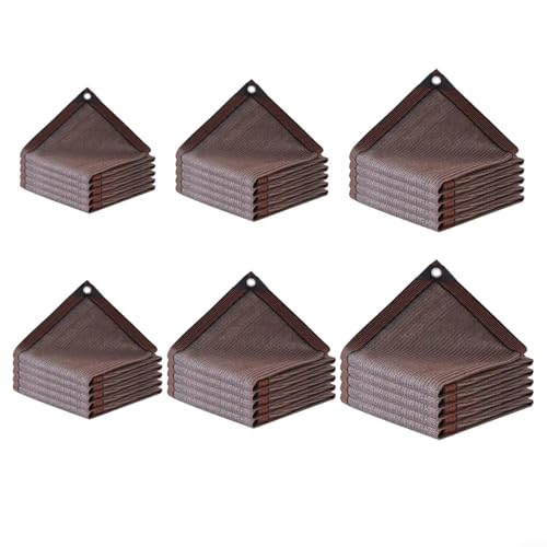 Snowchecking Sonnensegel für den Außenbereich, UV-Schutz, rechteckig, Sonnenschutz, für den Außenbereich, Garten, Terrasse, Braun (2 x 4) von snowchecking