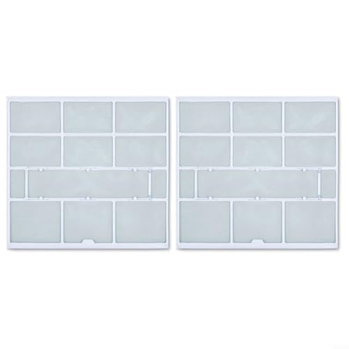 Snowchecking Staubfilter für Klimaanlagen, Netz-Schutzabdeckung, kompatibel mit Midea Inneneinheit-System (28,2 x 26,5 cm) von snowchecking