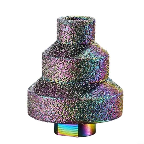 Snowchecking Stufenbohrer, 20–35–50 mm, gerader Flöte, Schmirgel, Fasenfräser für Holzbearbeitung, Metall, Fliesen, Marmor (a) von snowchecking