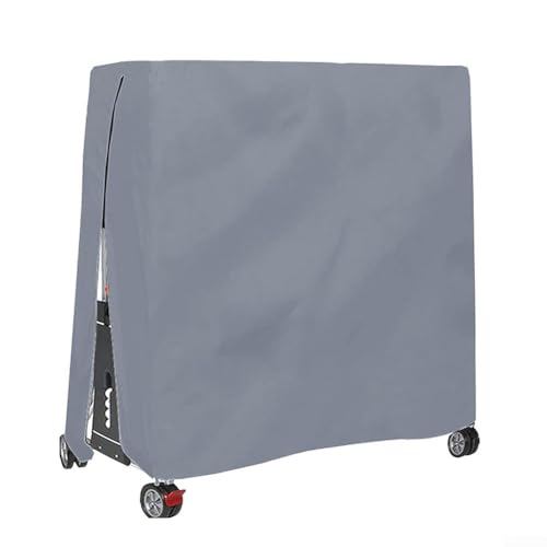 Snowchecking Tischtennis-Tischtennis-Abdeckung, wasserdicht, 165 x 70 x 185 cm, Schutzhülle für Indoor-Outdoor-Ping-Pong-Tische von snowchecking
