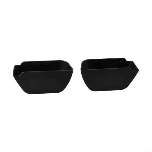 Snowchecking Vordertürgriff Aufbewahrungsbox Organizer für Land Rover Defender 90 110 130 2020-2024, ABS Kunststoff Wasserdicht, Schwarz, 2 Stück von snowchecking
