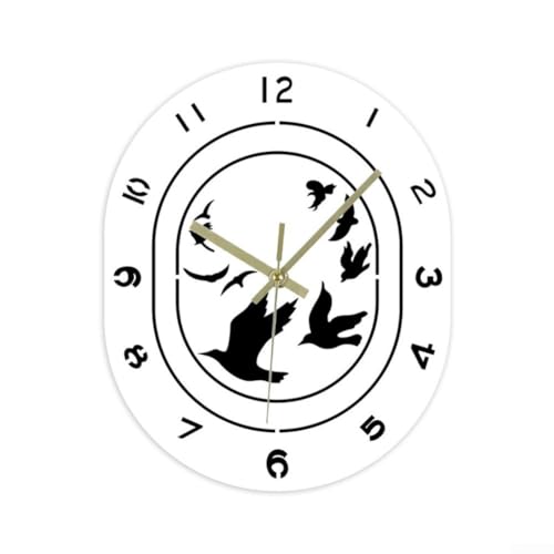 Snowchecking snowchecking Dekorative runde Wanduhr, 30,5 cm, leises Uhrwerk, batteriebetrieben, Zuhause, Büro, Küche, Wohnzimmer, Display Snowchecking snowchecking Dekorative runde Wanduhr, 30,5 cm, leises Uhrwerk, batteriebetrieben, Zuhause, Büro, Küche, Wohnzimmer, Display von snowchecking