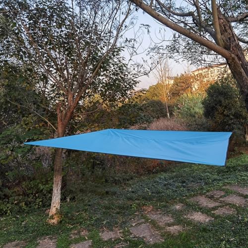 Sonnensegel, wasserdicht, für den Außenbereich, geeignet für Picknicks und Camping, inklusive Seilen und Aufbewahrungstasche (210 x 150 cm, grün) von snowchecking