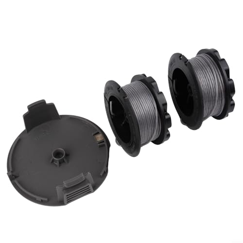 Spule und Abdeckungs-Set für Bosch Grasschneideschnur 6 1 m, kompatibel mit GrassCut 18 Modellen von snowchecking