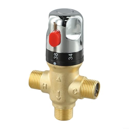 Thermostat-Mischventil mit Messingkonstruktion, Sicherheitstemperaturbegrenzungstaste, und für BSP 12 Anschluss für stabile Wassertemperaturregelung Thermostat-Mischventil mit Messingkonstruktion, Sicherheitstemperaturbegrenzungstaste, und für BSP 12 Anschluss für stabile Wassertemperaturregelung von snowchecking