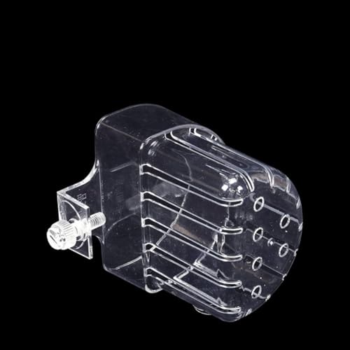 Transparente Aquarium-Pflanzenhalter, 8 Stück, mit Aufhängehaken, Kunststoff-Pflanztöpfe für Aquarien, Aquascaping und optimale Pflanzenpositionierung (B) von snowchecking