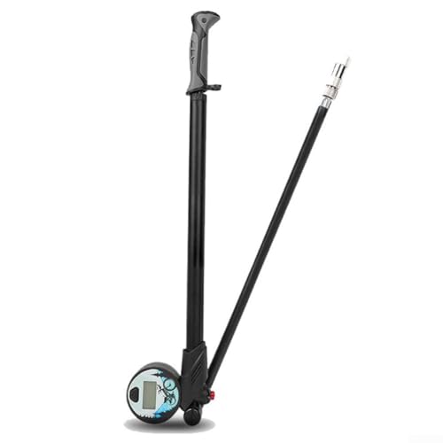 Zuverlässige Fahrradreifenpumpe, tragbar, 300 psi Hochdruckpumpe mit eingebautem Manometer für Komfort Zuverlässige Fahrradreifenpumpe, tragbar, 300 psi Hochdruckpumpe mit eingebautem Manometer für Komfort von snowchecking