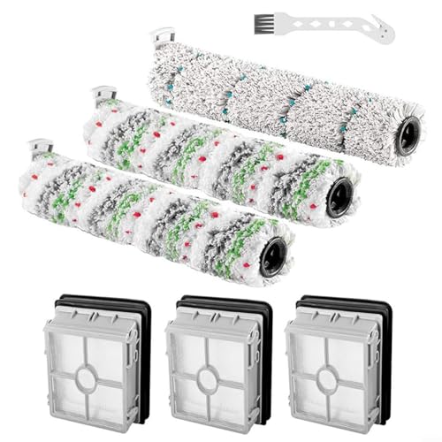 snowchecking Staubsauger-Zubehör mit Bürstenrolle und Filter, Hochleistungsreinigung für Bissell Cross-Wave X7 Pet Pro 3011 3055 3277 3279 3276A von snowchecking