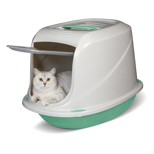 Snugsy Katzenklo mit Deckel - L - Katzentoilette - Geruchsarm durch Aktivkohlefilter - Grün 57 x 39,5 x 38 cm Snugsy Katzenklo mit Deckel - L - Katzentoilette - Geruchsarm durch Aktivkohlefilter - Grün 57 x 39,5 x 38 cm von snugsy