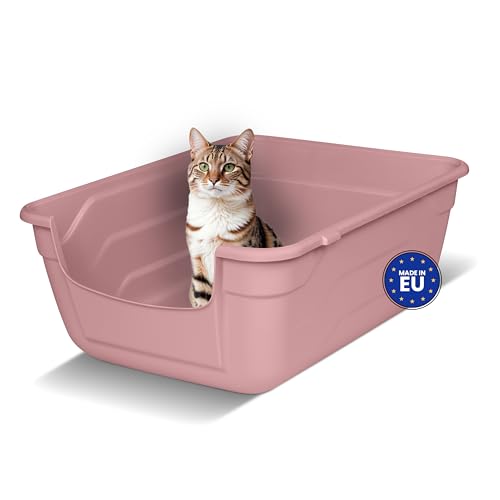 Snugsy Katzenklo mit Hohem Rand - L - Offene Katzentoilette ohne Deckel - Leicht zu Reinigen - Pink 50 x 38,5 cm Snugsy Katzenklo mit Hohem Rand - L - Offene Katzentoilette ohne Deckel - Leicht zu Reinigen - Pink 50 x 38,5 cm von snugsy