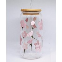 Kirschblätter Glas | 550Ml Mit Strohhalm Kirschblätter Glas | 550Ml Mit Strohhalm von soYOUforYOU