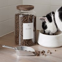 2.0L Lagerung Von Haustierfutter, Glasbehälter Für Hundefutter, Leckerbissen Haustiere, Katzenbehandlung Kibble Food, Anpassbare Haustiernamengläser 2.0L Lagerung Von Haustierfutter, Glasbehälter Für Hundefutter, Leckerbissen Haustiere, Katzenbehandlung Kibble Food, Anpassbare Haustiernamengläser von soatnature