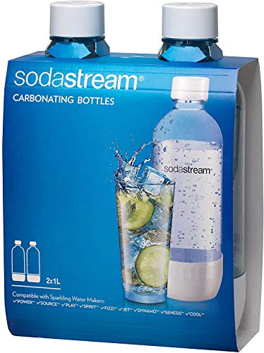 SodaStream Soda-Club 1041230490 PET-Flasche 1 Liter Duopack, blau von SodaStream