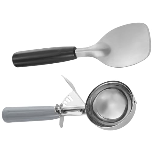 2 Stück Edelstahl Obst Stampfen Eislöffel mit Griff Ergonomischer Griff Graben Löffel Küchenwerkzeug 2 Stück Edelstahl Obst Stampfen Eislöffel mit Griff Ergonomischer Griff Graben Löffel Küchenwerkzeug von sodeber