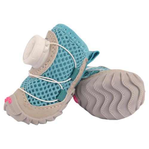 2er-Pack kleine Hundeschuhe mit weichen Sohlen, bequeme Schutzschuhe für große Haustiere 2er-Pack kleine Hundeschuhe mit weichen Sohlen, bequeme Schutzschuhe für große Haustiere von sodeber