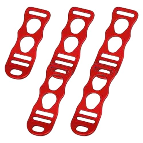 5 x Lichtzeltfuß-Clips, langlebig, Aluminium, Campingzelt, Fußklemmen für Wandern und Rucksackreisen von sodeber