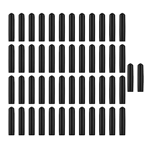 50 Stück schwarze Ausgießerkappen für Getränkespender, Ausgießer, Likörausgießer, PVC, 50 Stück von sodeber