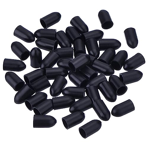 50 Stück schwarze Ausgießerkappen für Getränkespender, Ausgießer, Likörausgießer, PVC, 50 Stück von sodeber