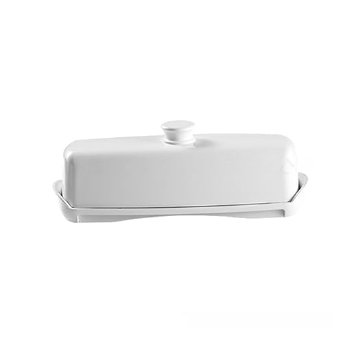 Butterdosen-Löffel-Set, modernes Design, Ergänzung für Ihre Küche, schwarz, weiß, grau, transparent, optionales Zubehör von sodeber