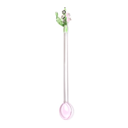 Crystal Bells Orchideen Rührstab Löffel Klar Petites Teelöffel Kaffee Tee Rührlöffel Trinkgeschirr Blume Rührstab von sodeber