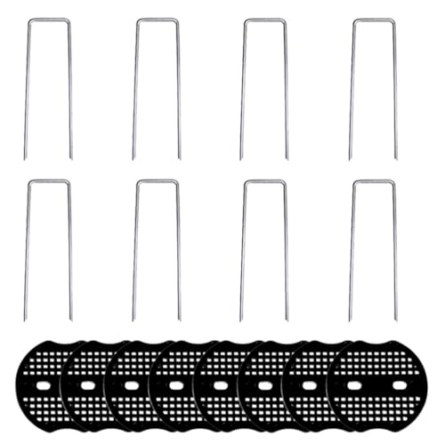 Erdanker, Heringe, Rostpfähle, Zaunpfahl, Grasnadeln, ideal für Gartenvlies, Barriere, Stoff und Zelte von sodeber