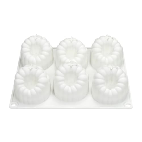 Große Himbeer-Mousses-Kuchenform mit 6 Mulden, lebensmittelechtes Silikon, Schokolade, Dessert, Backen, Familientreffen von sodeber