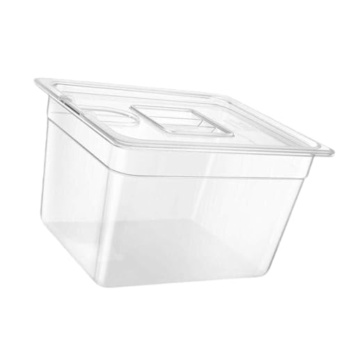Langsamer Garmaschinen-Behälter mit großem Fassungsvermögen, mit transparentem Fenster, Küchen-Slow-Cooker-Teil für einfaches von sodeber