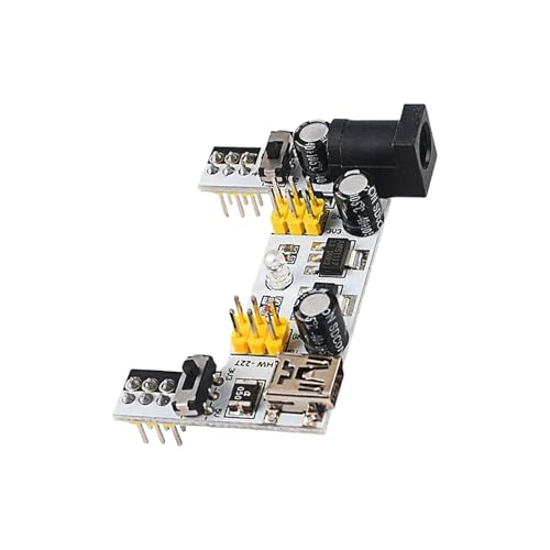 MB102 Steckplatine Netzteilmodul 2-Wege 3,3 V 5 V MB102 lötfreie Brotplatine Breadboard Dedizierter USB von sodeber