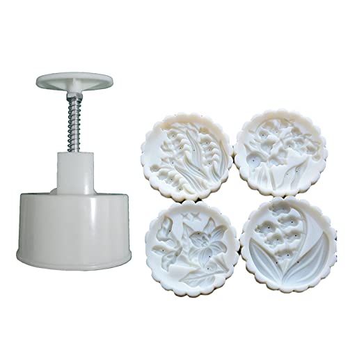 Mid-Autumn Festival Makers of The Valley Mond-Kuchenform Keksstempel Handpresse Kekse Dessert von sodeber