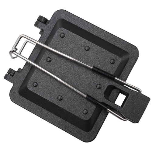 Multifunktionaler Camping-Sandwich-Grill mit Griffen, leicht zu reinigen, Aluminiumlegierung zum Kochen Multifunktionaler Camping-Sandwich-Grill mit Griffen, leicht zu reinigen, Aluminiumlegierung zum Kochen von sodeber