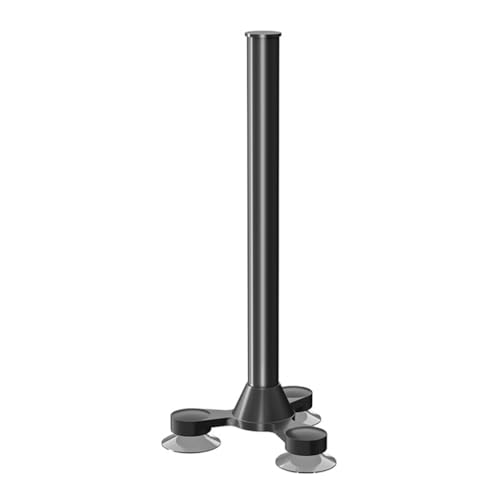 Papierhandtuchhalter aus Stahl mit Saugnapf und rutschfester Unterseite, freistehender Griff für die Küche Papierhandtuchhalter aus Stahl mit Saugnapf und rutschfester Unterseite, freistehender Griff für die Küche von sodeber