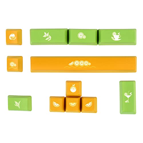 Persönlichkeitstastenkappen, OEM-Profil, PBT, fünfseitiger Sublimationsraum, ESC, Enter Direction-Tastenkappen für mechanische Tastatur, 12 Stück Persönlichkeitstastenkappen, OEM-Profil, PBT, fünfseitiger Sublimationsraum, ESC, Enter Direction-Tastenkappen für mechanische Tastatur, 12 Stück von sodeber