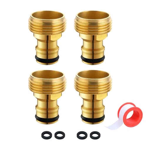 Praktische 3/4 Zoll Gartenschlauch Außengewinde Schnellanschluss Adapter Edelstahl Wasserhahn Armatur für Sprinkler und Schläuche Gartenschlauchadapter Praktische 3/4 Zoll Gartenschlauch Außengewinde Schnellanschluss Adapter Edelstahl Wasserhahn Armatur für Sprinkler und Schläuche Gartenschlauchadapter von sodeber