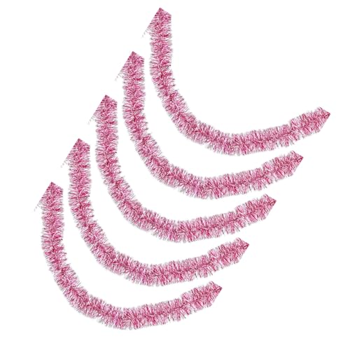 Set mit 5 Herz-Luftschlangen für Valentinstag, Party, bunte Hängedekoration, Hochzeit oder Schaufensterdekoration, Ornament Set mit 5 Herz-Luftschlangen für Valentinstag, Party, bunte Hängedekoration, Hochzeit oder Schaufensterdekoration, Ornament von sodeber