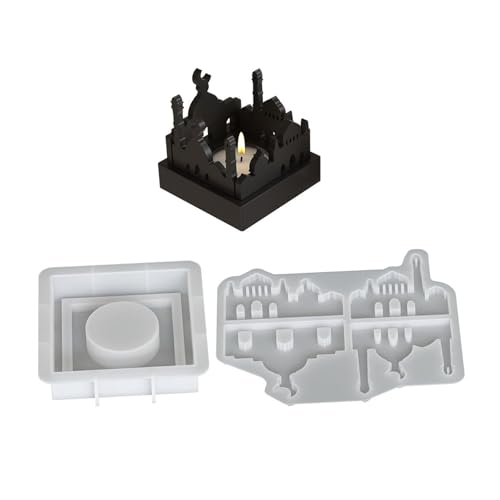 Silikonform Hausform Halter Formen Multifunktionales Bastelzubehör für Bastelprojekte und Dekoration, wiederverwendbare Halterform Silikonform Hausform Halter Formen Multifunktionales Bastelzubehör für Bastelprojekte und Dekoration, wiederverwendbare Halterform von sodeber