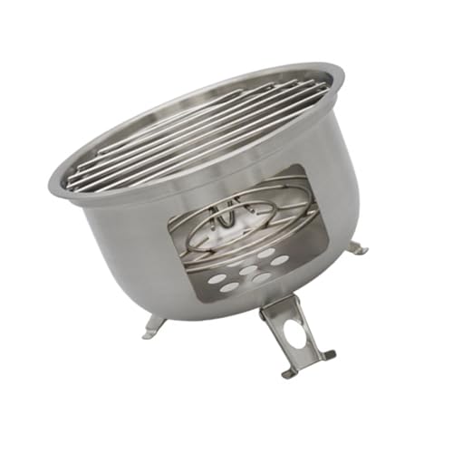 Tragbarer Backpacking Survival-Herd Holzgrill Edelstahl-Herd für Outdoor-Kochen und Grillpicknicks Tragbarer Backpacking Survival-Herd Holzgrill Edelstahl-Herd für Outdoor-Kochen und Grillpicknicks von sodeber
