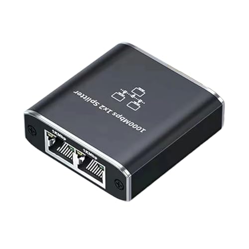 Tragbarer Gigabit-Ethernet-Splitter-Adapter für stabile Signale und geringen Stromverbrauch, Gehäuse aus Aluminiumlegierung, solide Konstruktion Tragbarer Gigabit-Ethernet-Splitter-Adapter für stabile Signale und geringen Stromverbrauch, Gehäuse aus Aluminiumlegierung, solide Konstruktion von sodeber