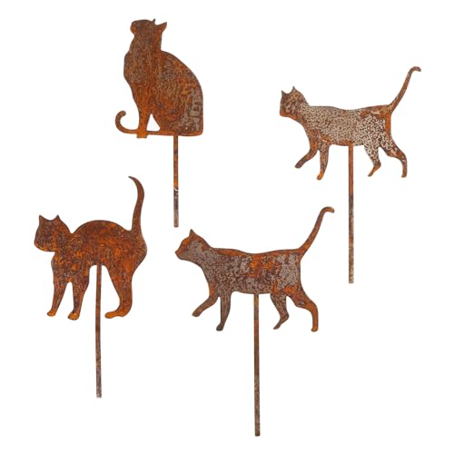 sodeber Dekoratives Gartenstecker-Set aus Metall, Gartenornamente, Dekorationen für drinnen und draußen, Hof, Pflanze, Hinterhof sodeber Dekoratives Gartenstecker-Set aus Metall, Gartenornamente, Dekorationen für drinnen und draußen, Hof, Pflanze, Hinterhof von sodeber