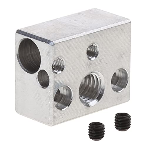 sodeber Heizblock für Ender3 S1 3D-Drucker, Hotend, hochtemperaturbeständig, Aluminium, 16 x 10 x 20 mm von sodeber