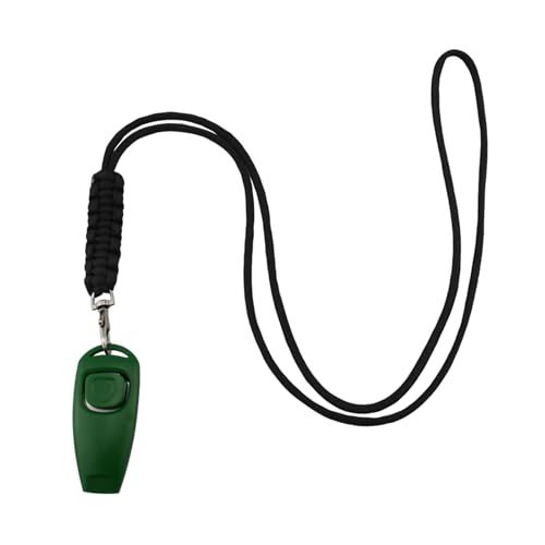 sodeber Profi Hundetrainingsset mit Pfeifen Clicker Gehorsamshilfe Effektive Bellkontrolle inkl. Umhängeband von sodeber