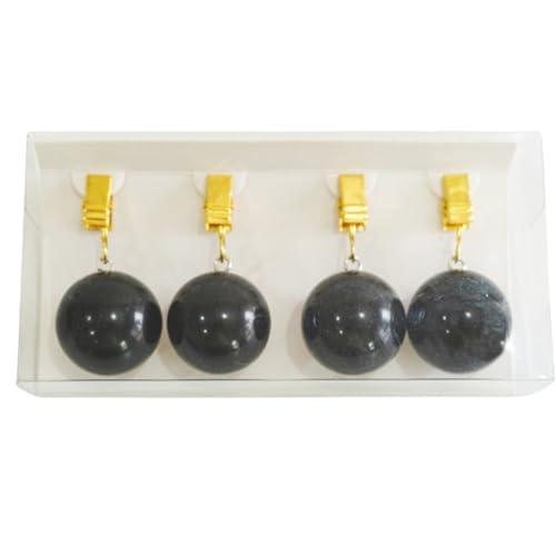 sodeber Set mit 4 Stein-Tischdeckenbeschwerern, Handarbeit, Marmor-Geschirr-Clip für formelle Versammlungen, Gartenpartys von sodeber